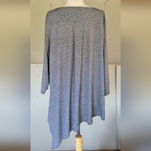 Asymmetrical Alfani Sweater Womens XL | Black and White - Picture 5 of 7